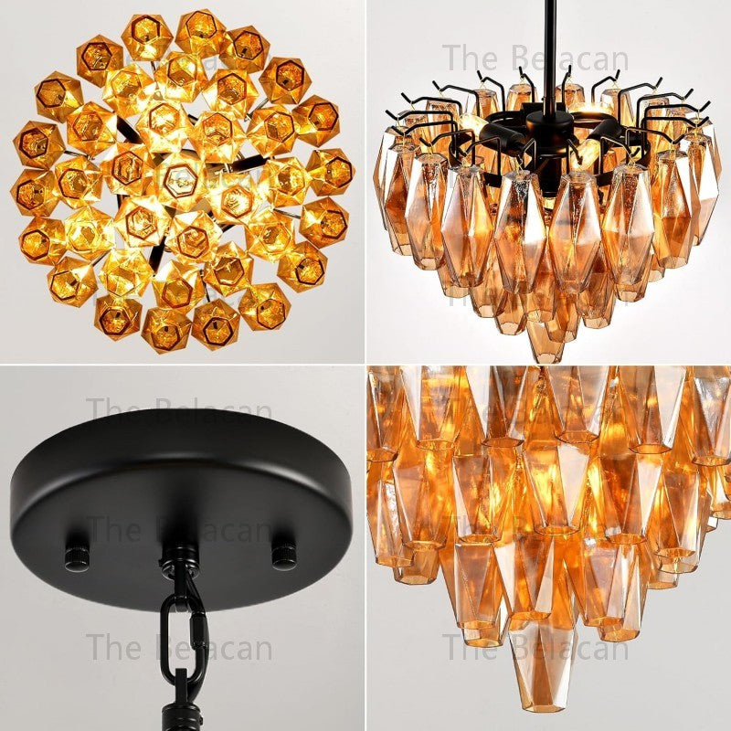 Modern Chara Round Chandelier 20" - thebelacan