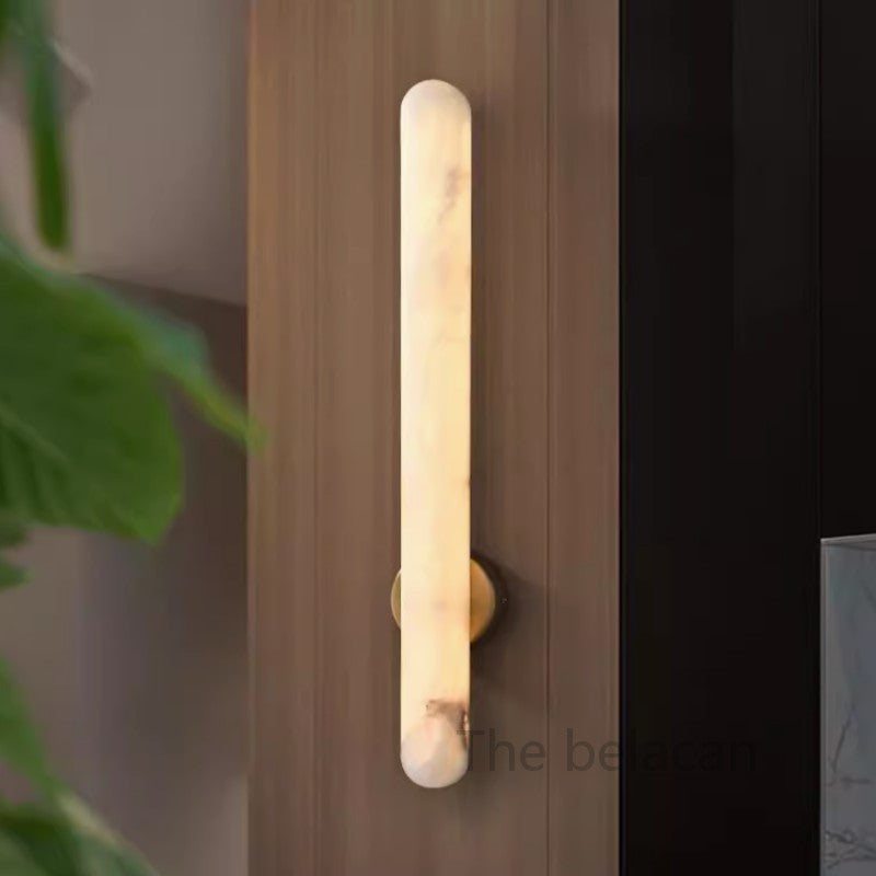 Alabaster Aurora Wall Sconce - thebelacan