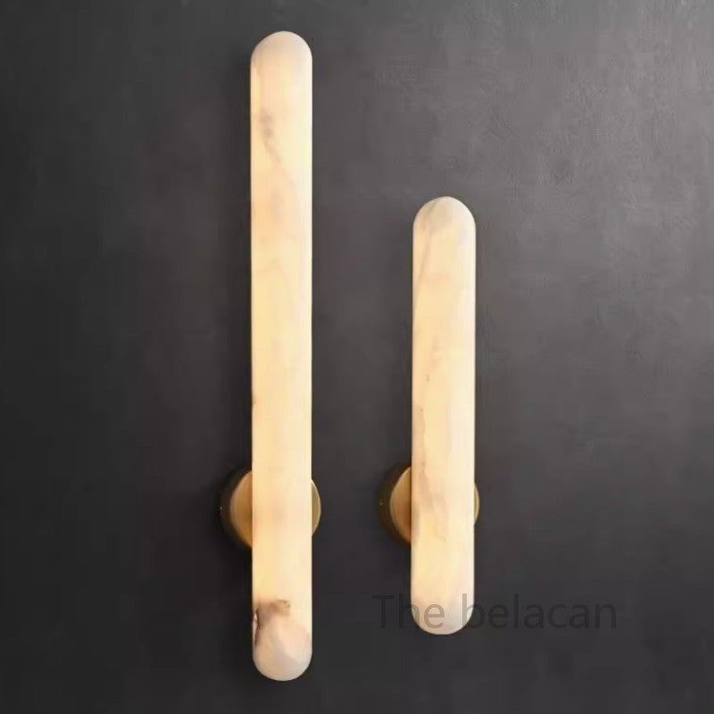 Alabaster Aurora Wall Sconce - thebelacan
