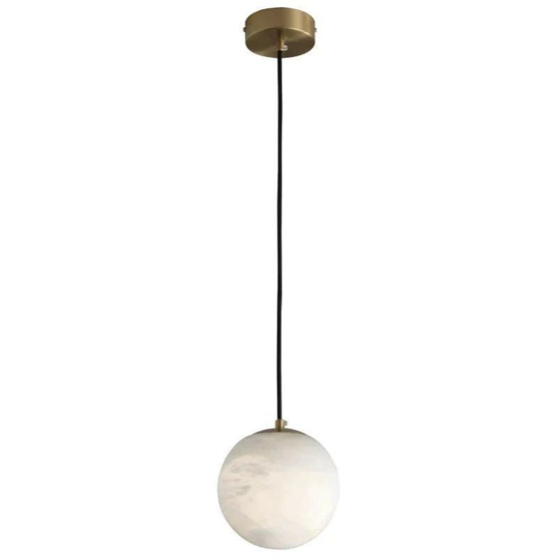 Alabaster Ball Pendant Light - thebelacan