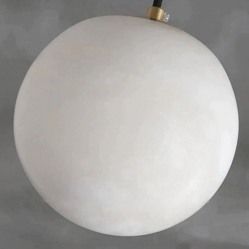 Alabaster Ball Pendant Light - thebelacan