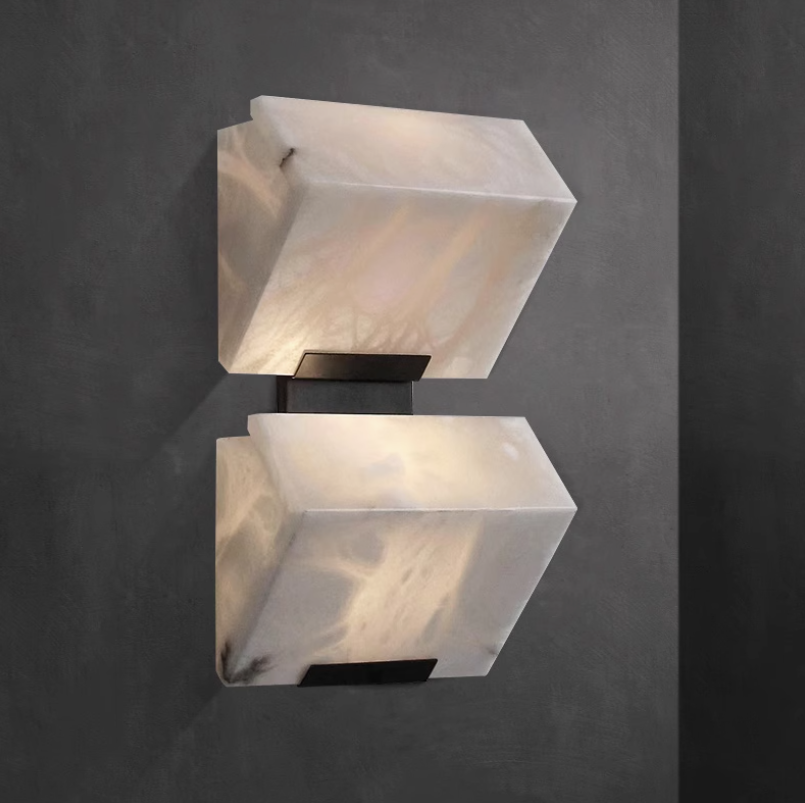 Alabaster Beimo Wall Sconce - thebelacan