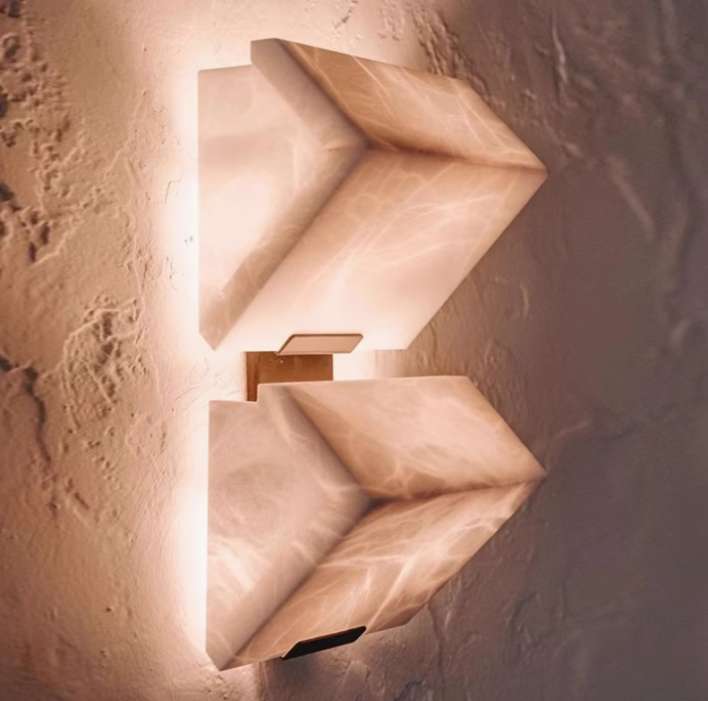 Alabaster Beimo Wall Sconce - thebelacan