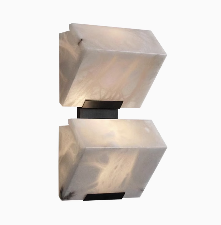 Alabaster Beimo Wall Sconce - thebelacan
