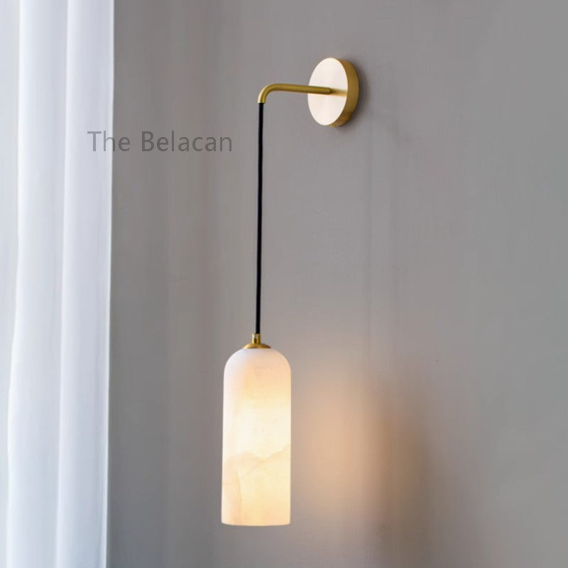 Alabaster Lcberg Wall Sconce - thebelacan