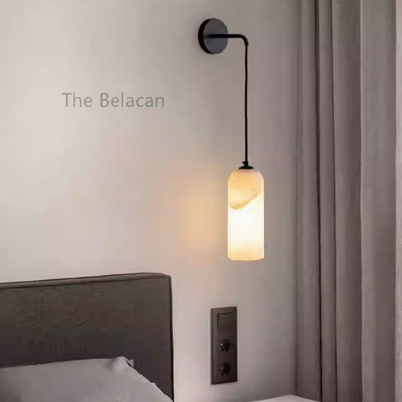 Alabaster Lcberg Wall Sconce - thebelacan