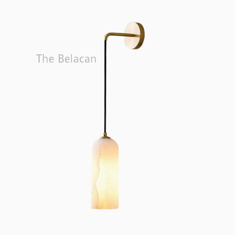 Alabaster Lcberg Wall Sconce - thebelacan
