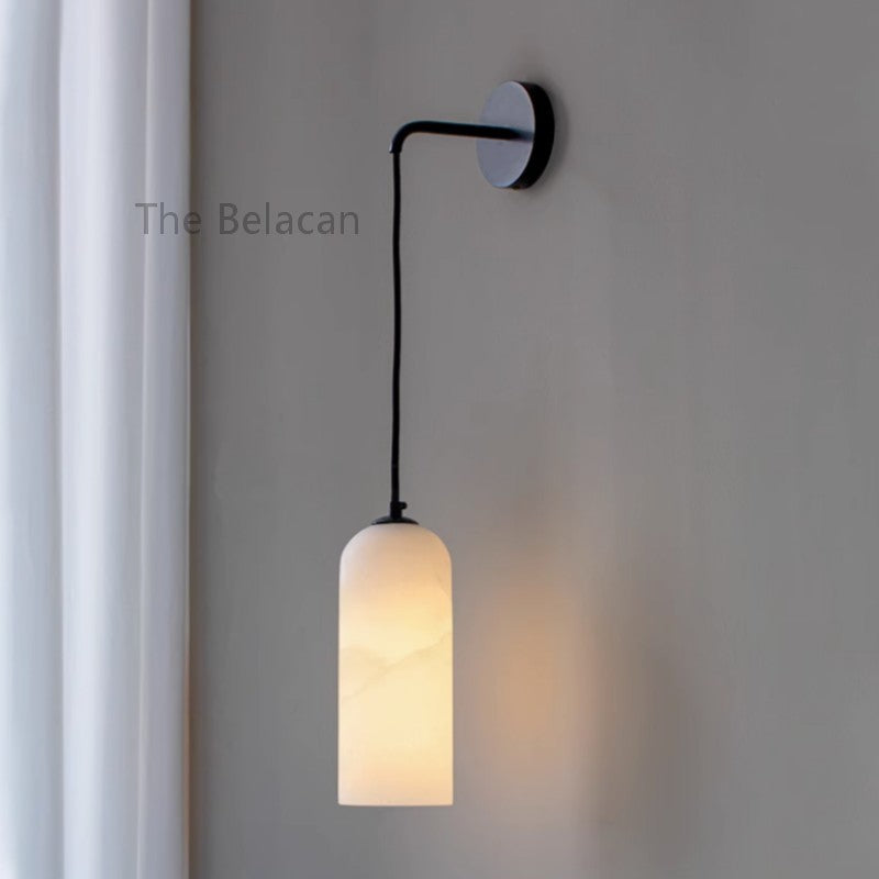 Alabaster Lcberg Wall Sconce - thebelacan