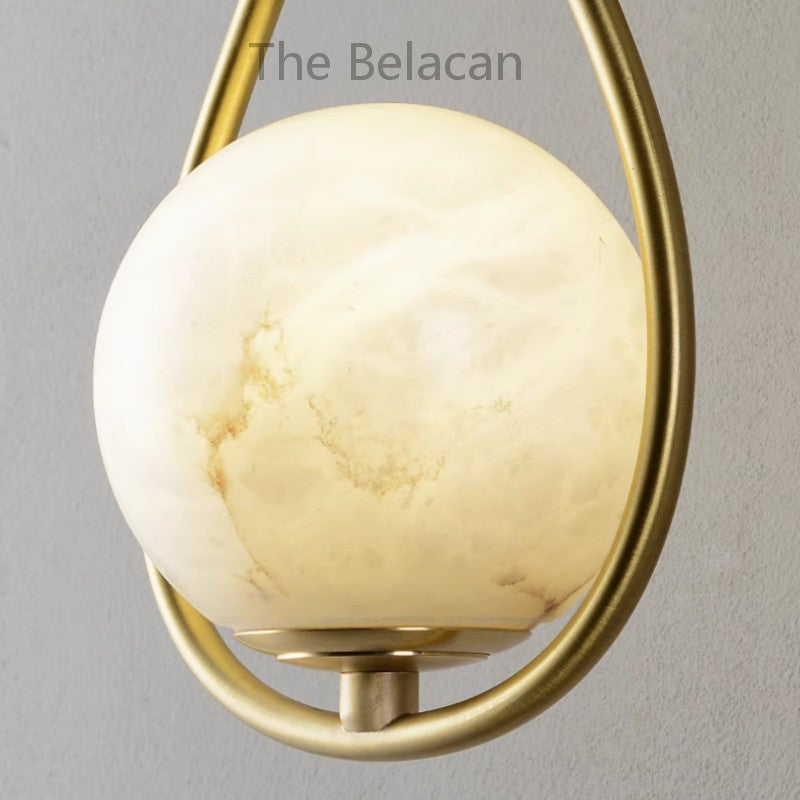 Alabaster Mole Wall Sconce - thebelacan