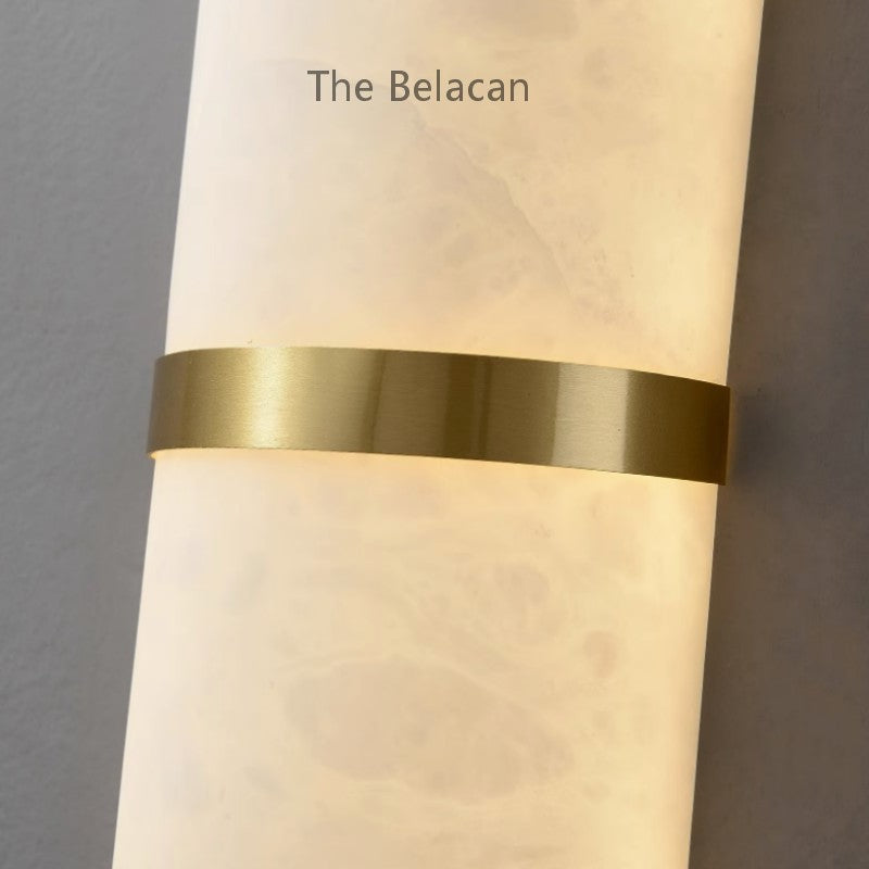 Alabaster Rostiute Wall Sconce - thebelacan