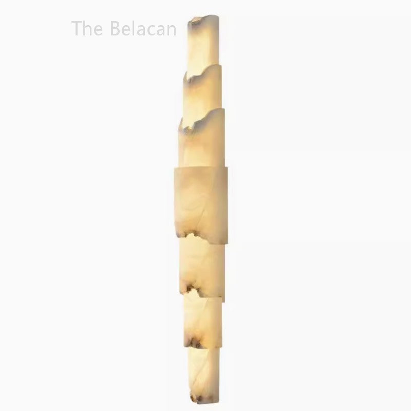 Alabaster Sopil Wall Sconce - thebelacan
