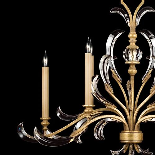 Alice Candle  Oblong Chandelier 44" - thebelacan