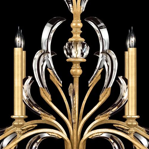 Alice Candle  Oblong Chandelier 44" - thebelacan