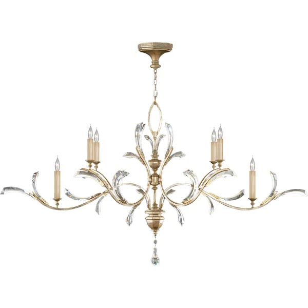 Alice Candle Oblong Chandelier 74" - thebelacan