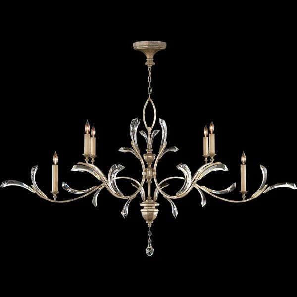Alice Candle Oblong Chandelier 74" - thebelacan