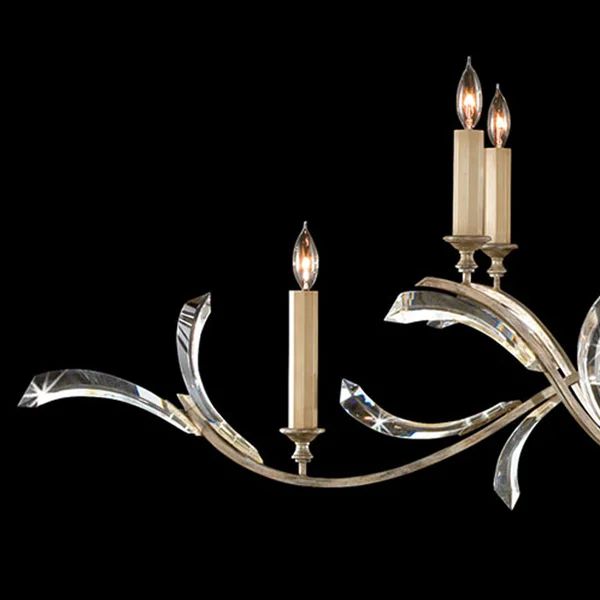 Alice Candle Oblong Chandelier 74" - thebelacan