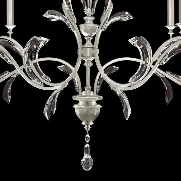 Alice Candle Oblong Chandelier 74" - thebelacan