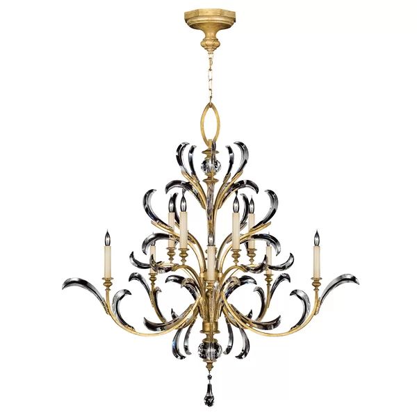 Alice Candle Round 2-Tier Chandelier 56" - thebelacan