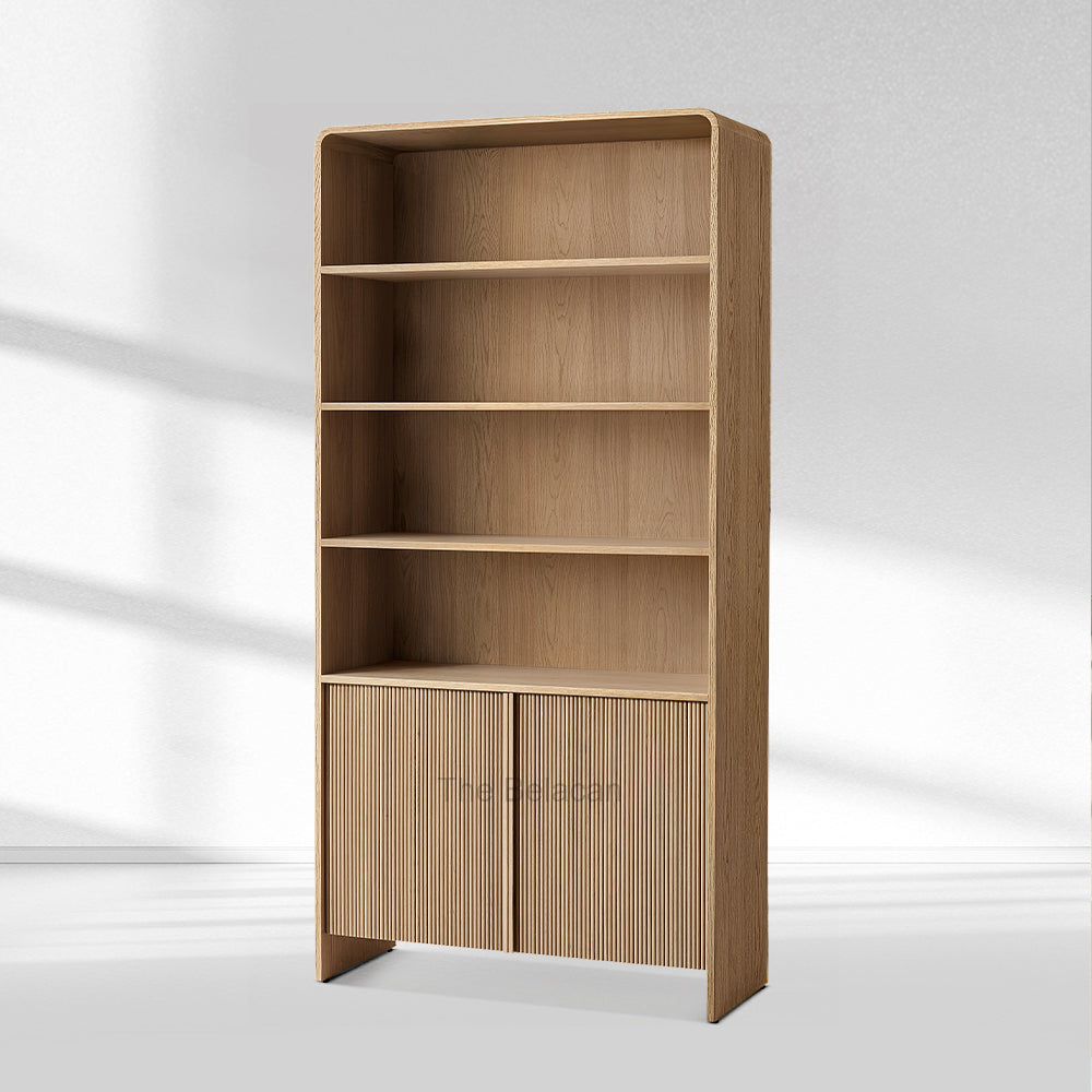 Alova Wood Open Sideboard Hutch 45"W - thebelacan