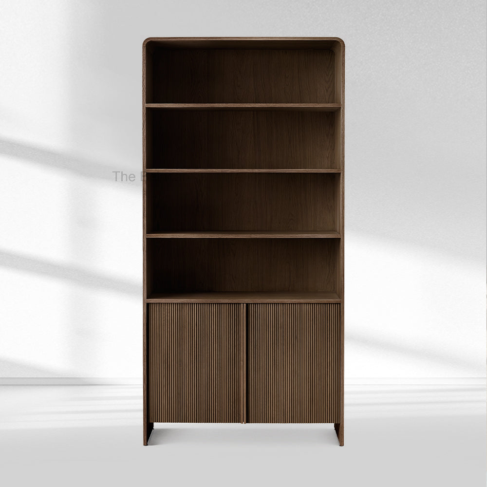 Alova Wood Open Sideboard Hutch 45"W - thebelacan