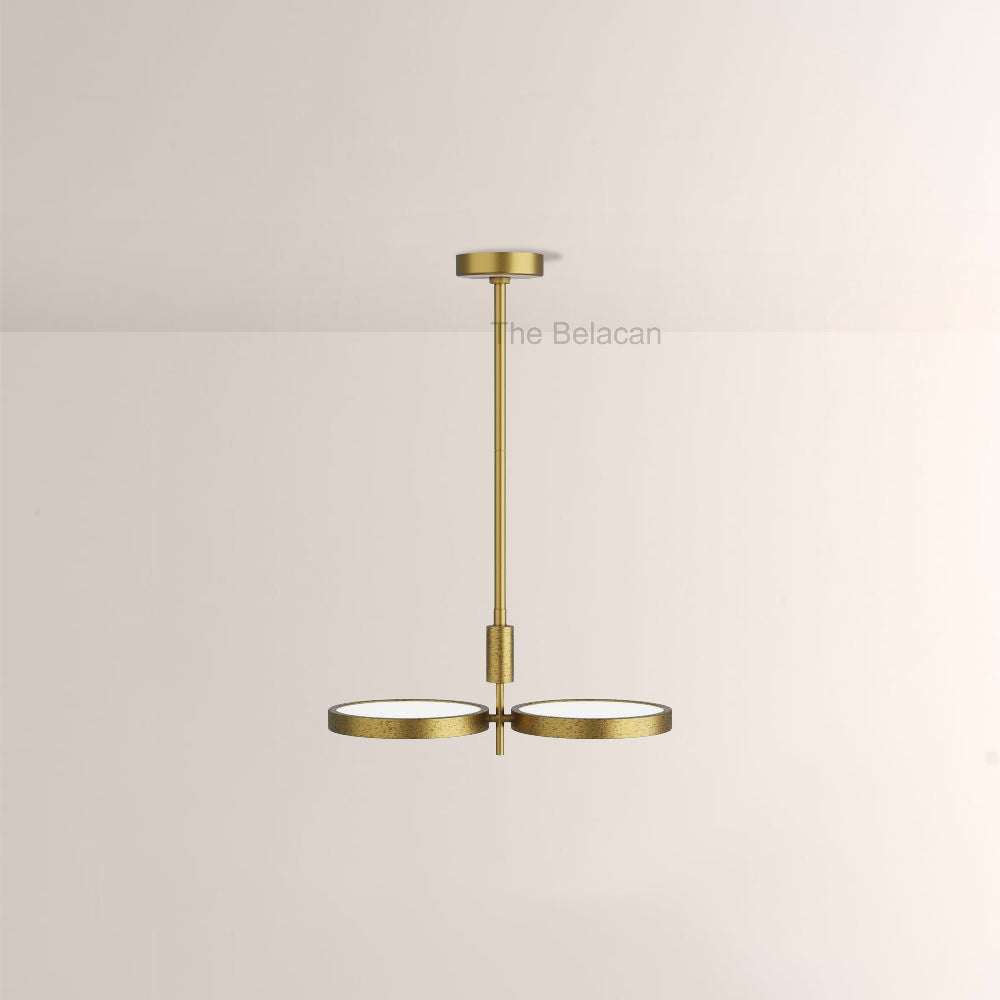 Amos Dual Shallow Drums Chandelier - thebelacan