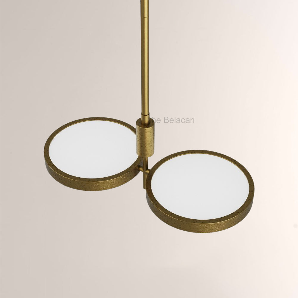 Amos Dual Shallow Drums Chandelier - thebelacan