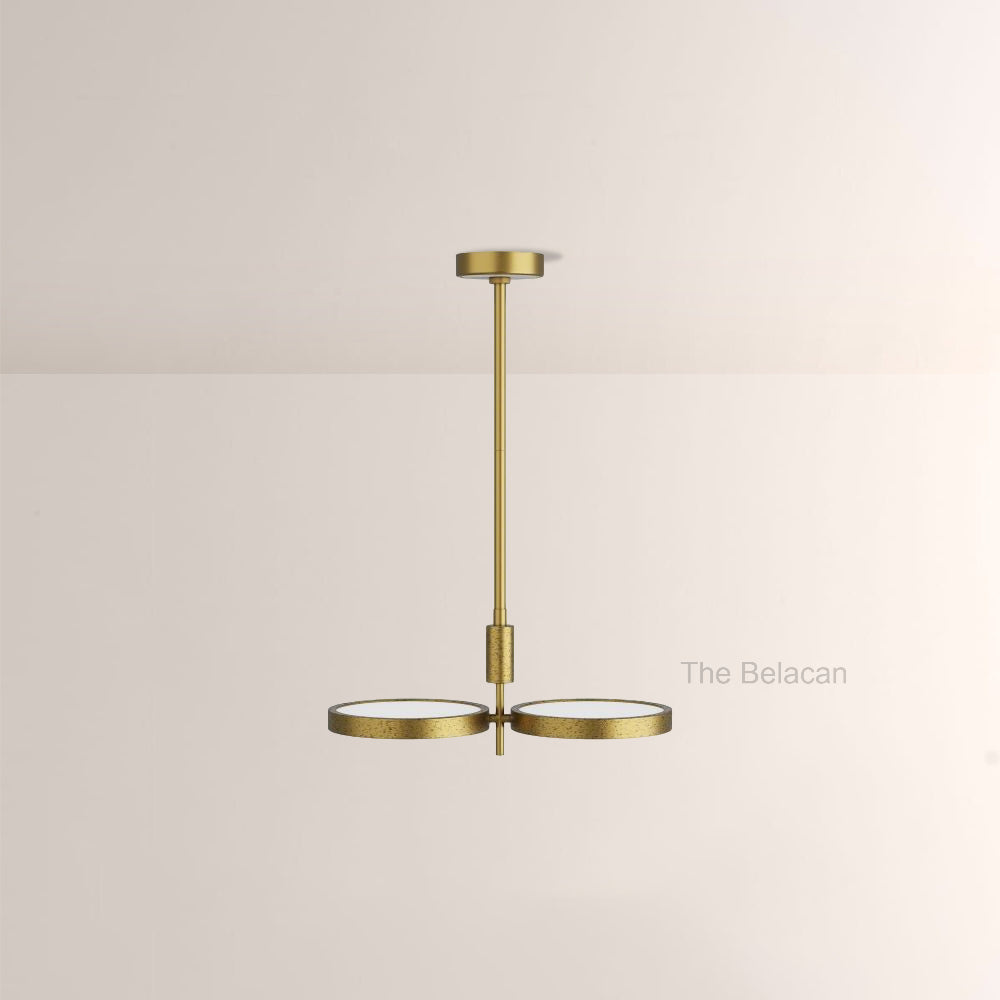 Amos Dual Shallow Drums Chandelier - thebelacan