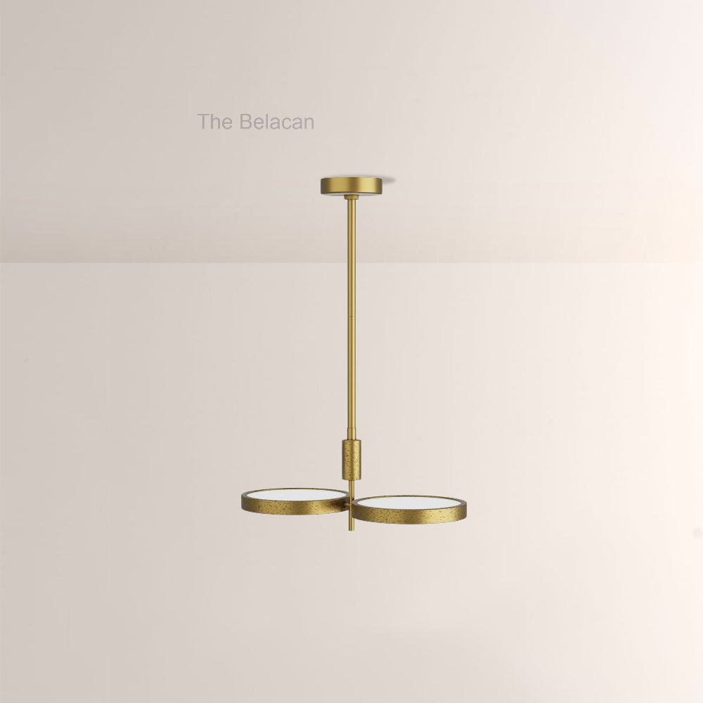 Amos Dual Shallow Drums Chandelier - thebelacan