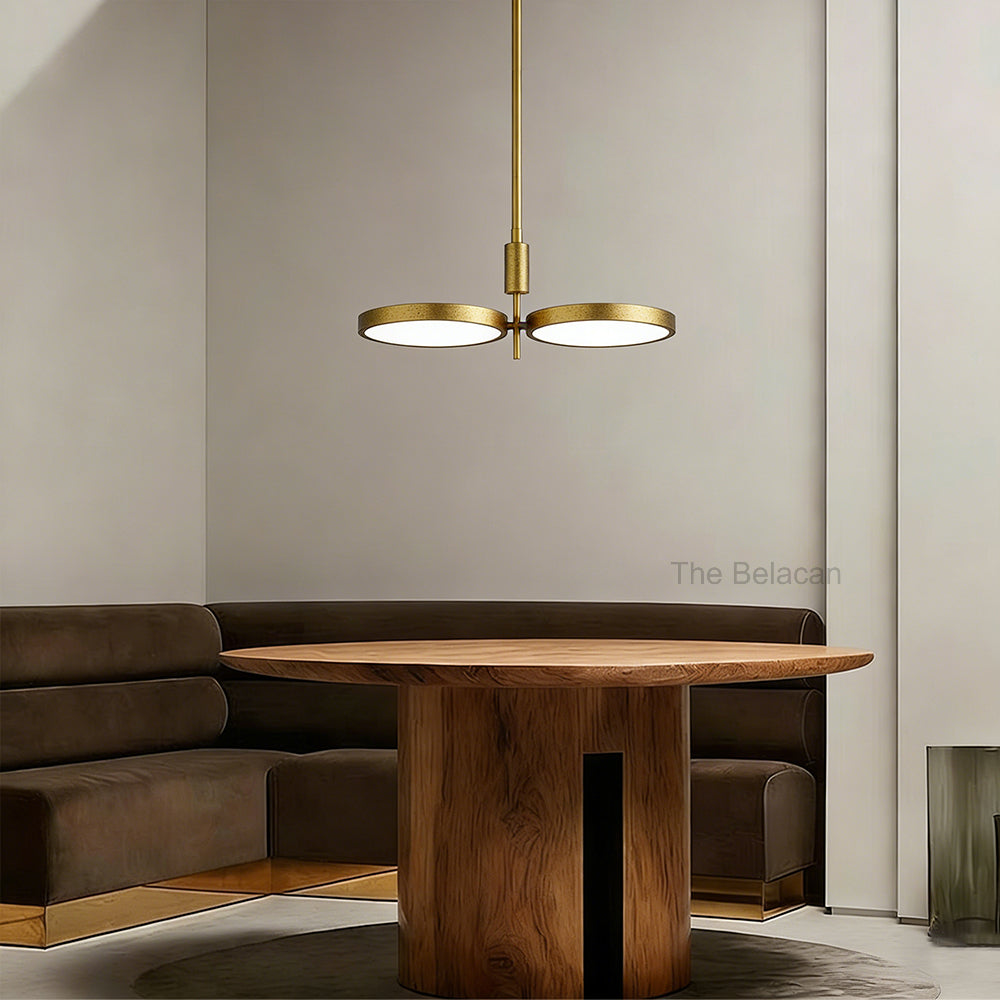 Amos Dual Shallow Drums Chandelier - thebelacan