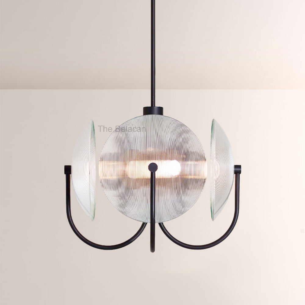 Aperto Orb Crescent Glass Chandelier - thebelacan