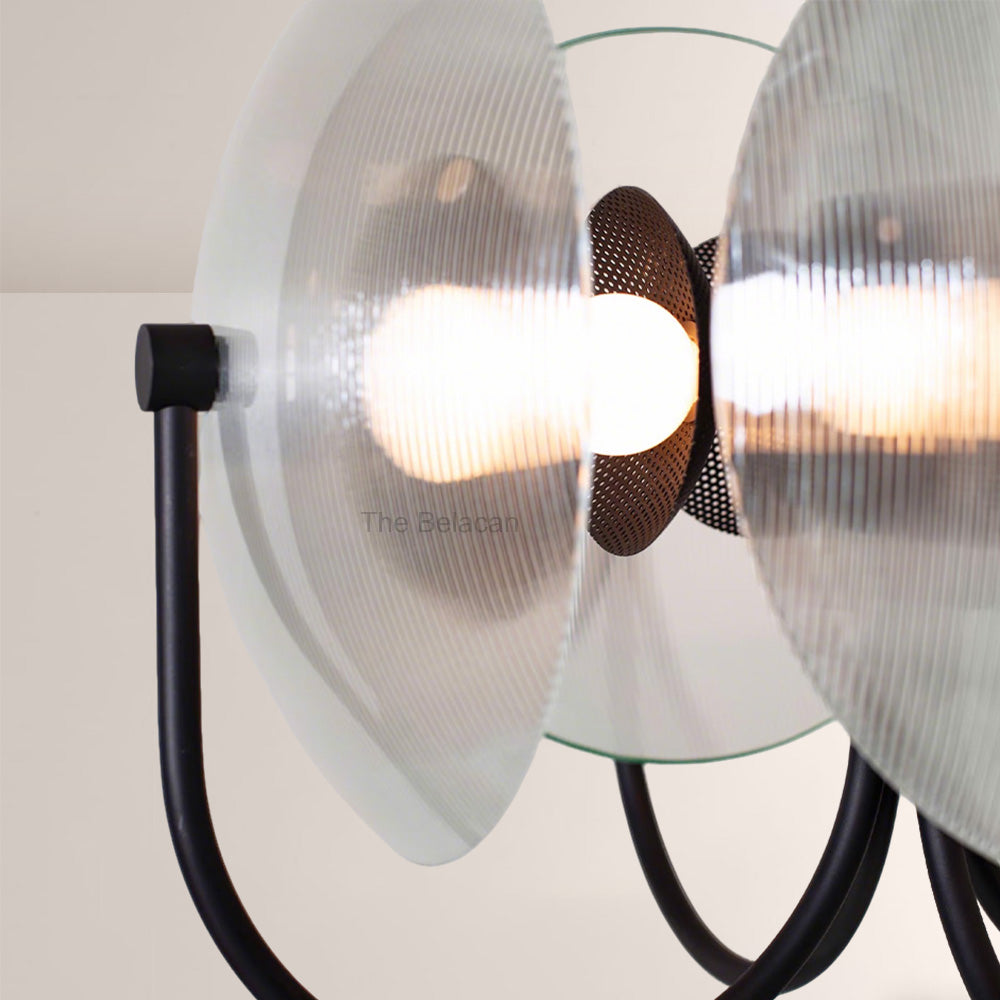 Aperto Orb Crescent Glass Chandelier - thebelacan