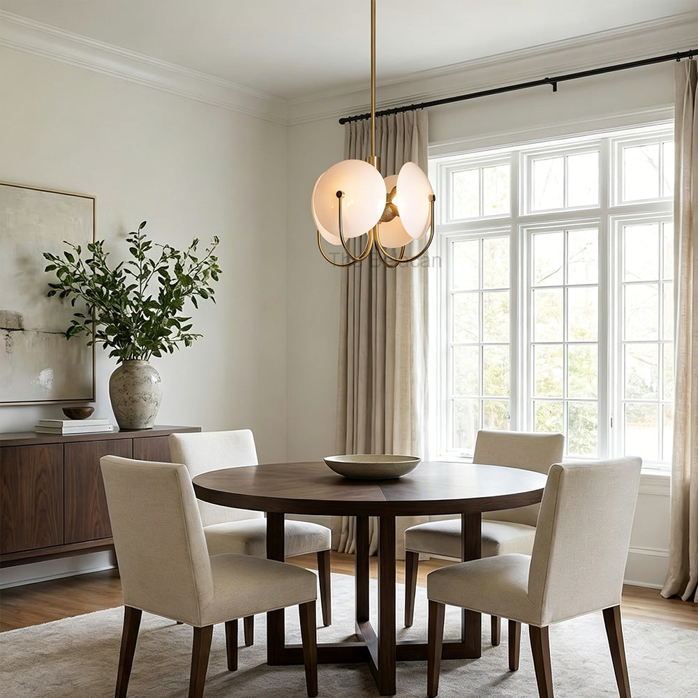 Aperto Orb Crescent Glass Chandelier - thebelacan