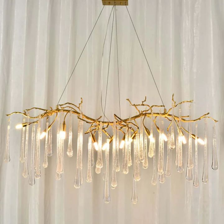 Aqua Makrama Chandeliers - thebelacan