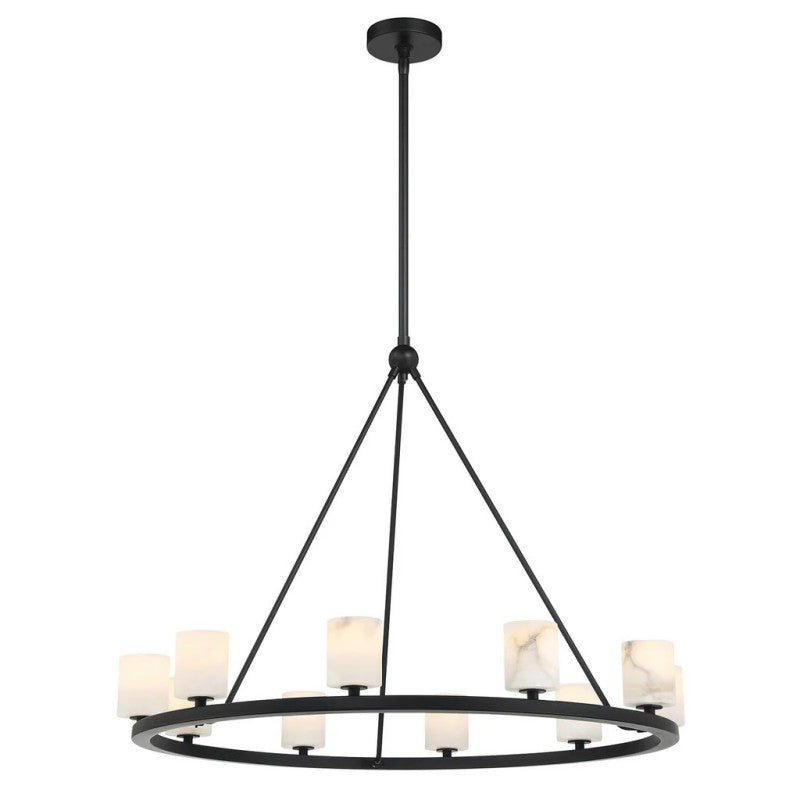 Aragon 10 Light Chandelier Alabaster - thebelacan