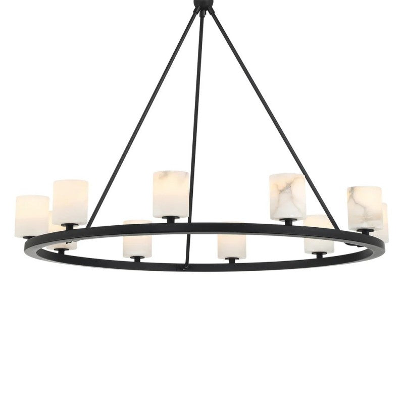 Aragon 10 Light Chandelier Alabaster - thebelacan