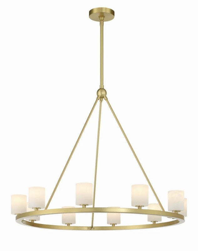 Aragon 10 Light Chandelier Alabaster - thebelacan
