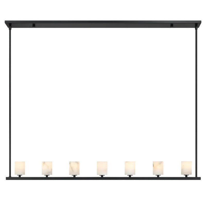 Aragon 7 Light Chandelier Alabaster - thebelacan