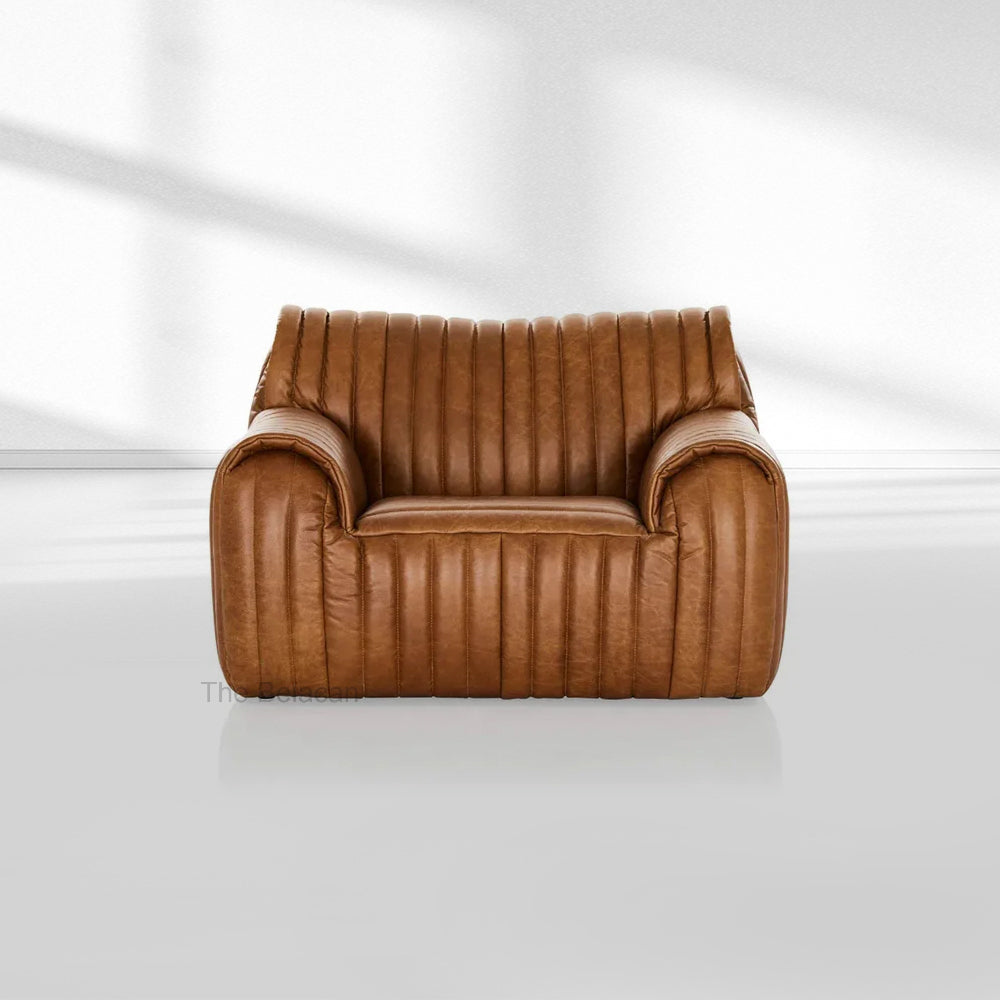 Aspen Leather Occasional Chair - thebelacan