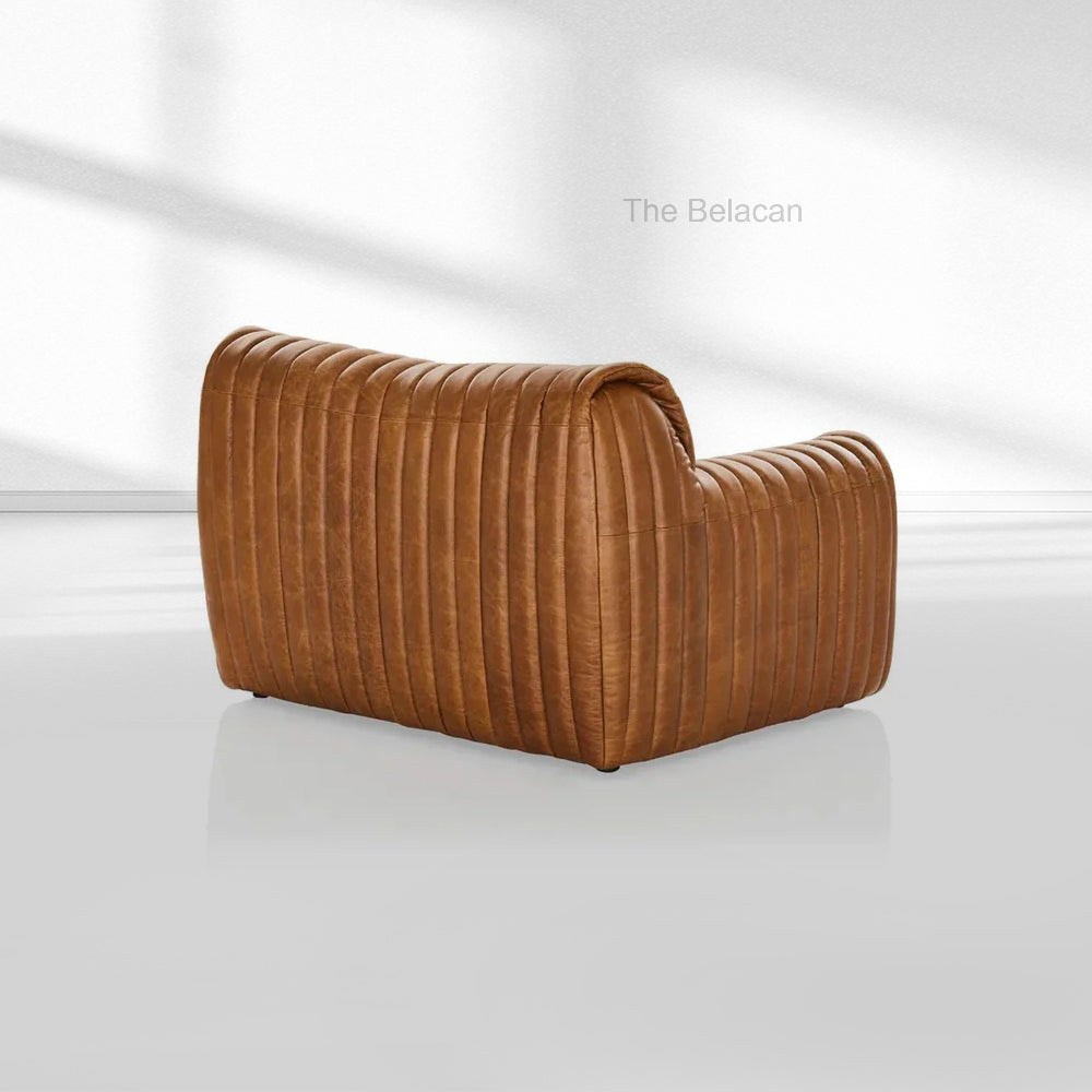 Aspen Leather Occasional Chair - thebelacan