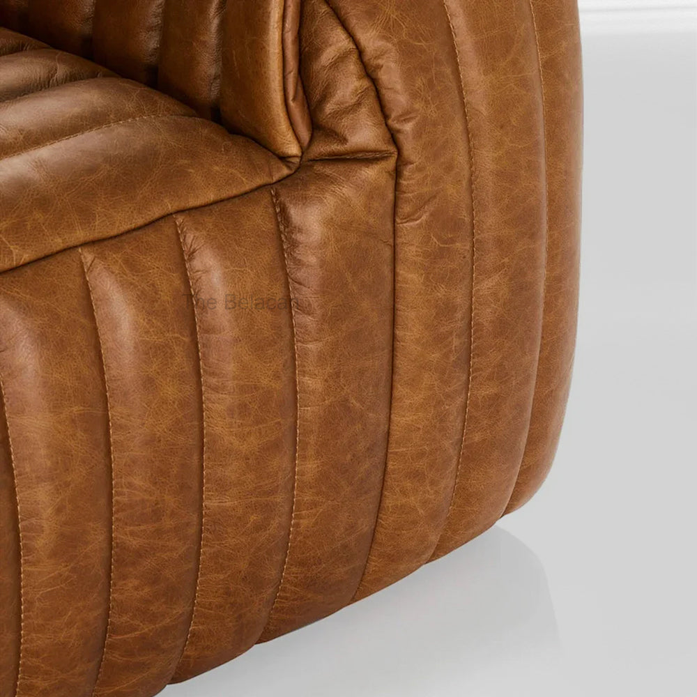 Aspen Leather Occasional Chair - thebelacan