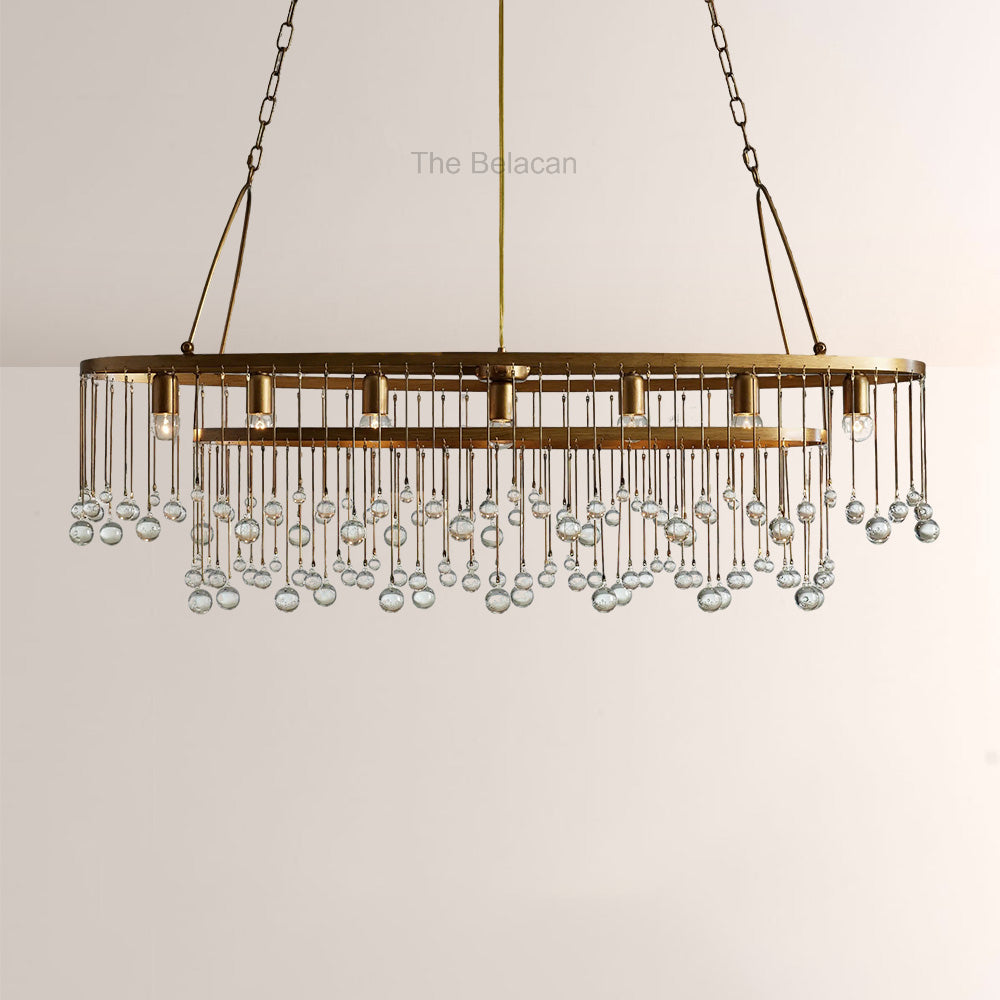 Aubluxe Oval Chandelier - thebelacan