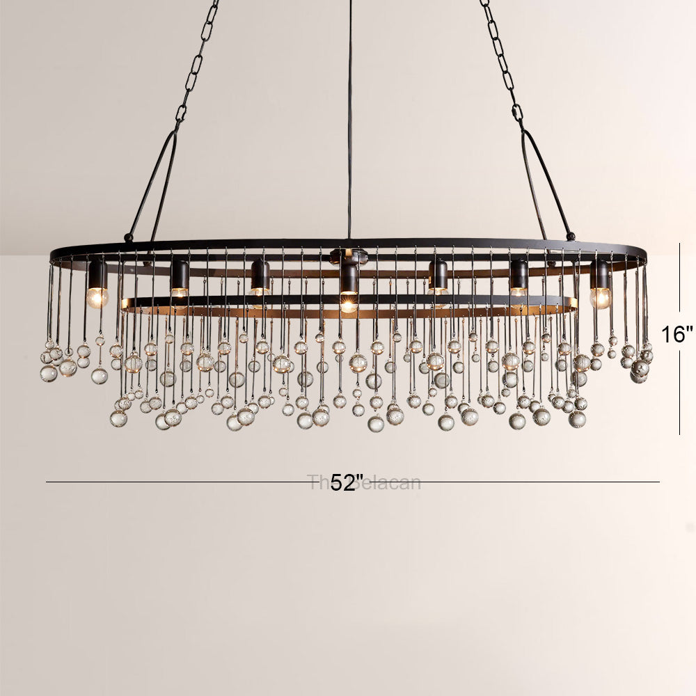Aubluxe Oval Chandelier - thebelacan