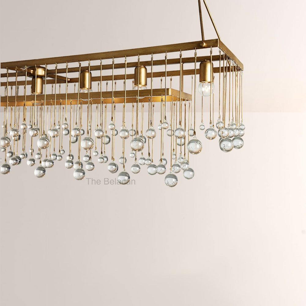 Aubluxe Rectangular Chandelier - thebelacan