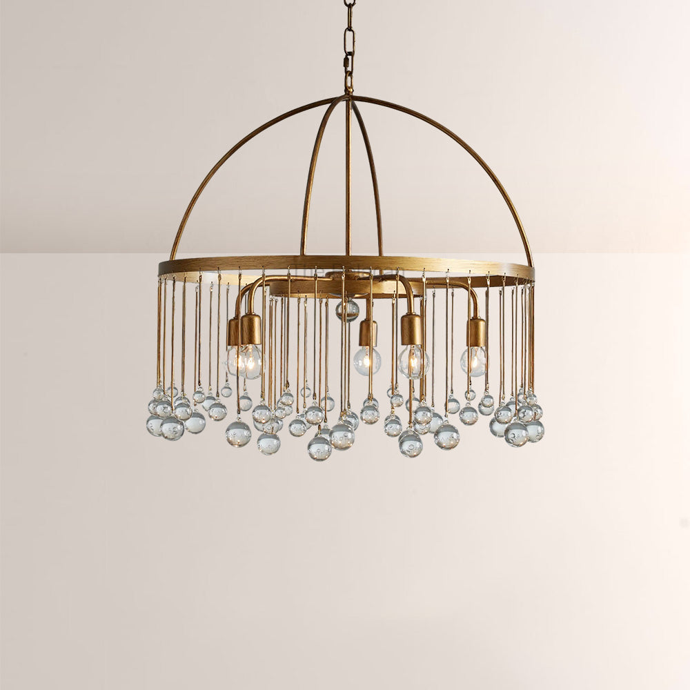 Aubluxe Round Two-Tier Chandelier - thebelacan