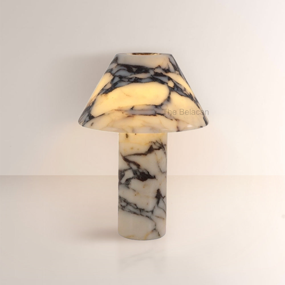 AuraVessel Mushroom-Silhouette Table Lamp - thebelacan