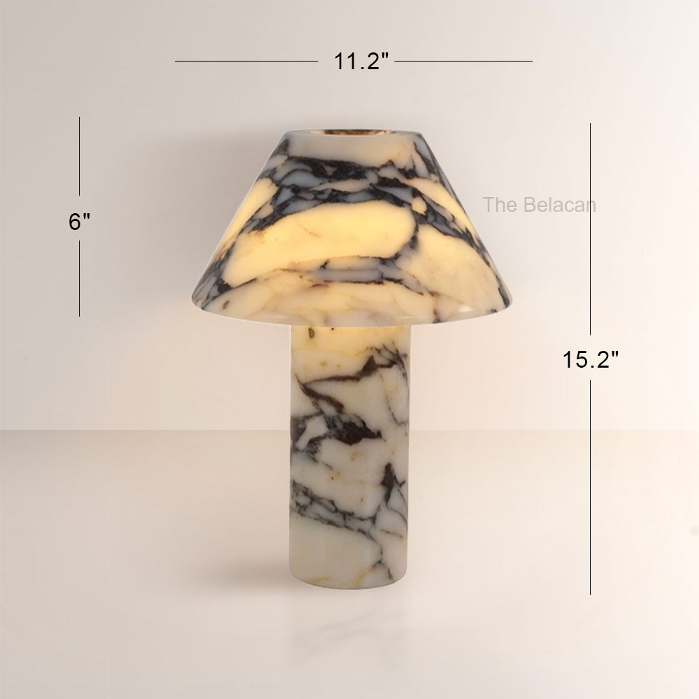 AuraVessel Mushroom-Silhouette Table Lamp - thebelacan