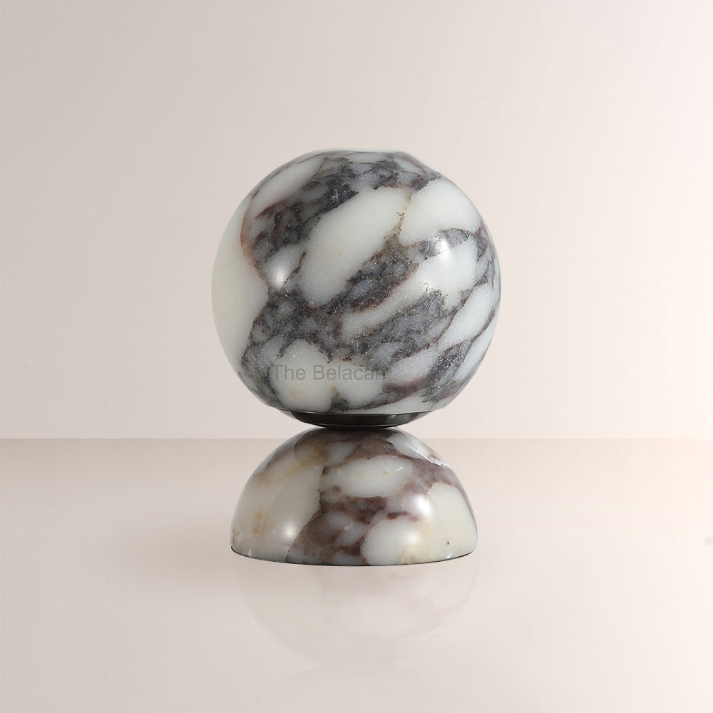AuraVessel Sphere Dome Marble Accent Lamp - thebelacan