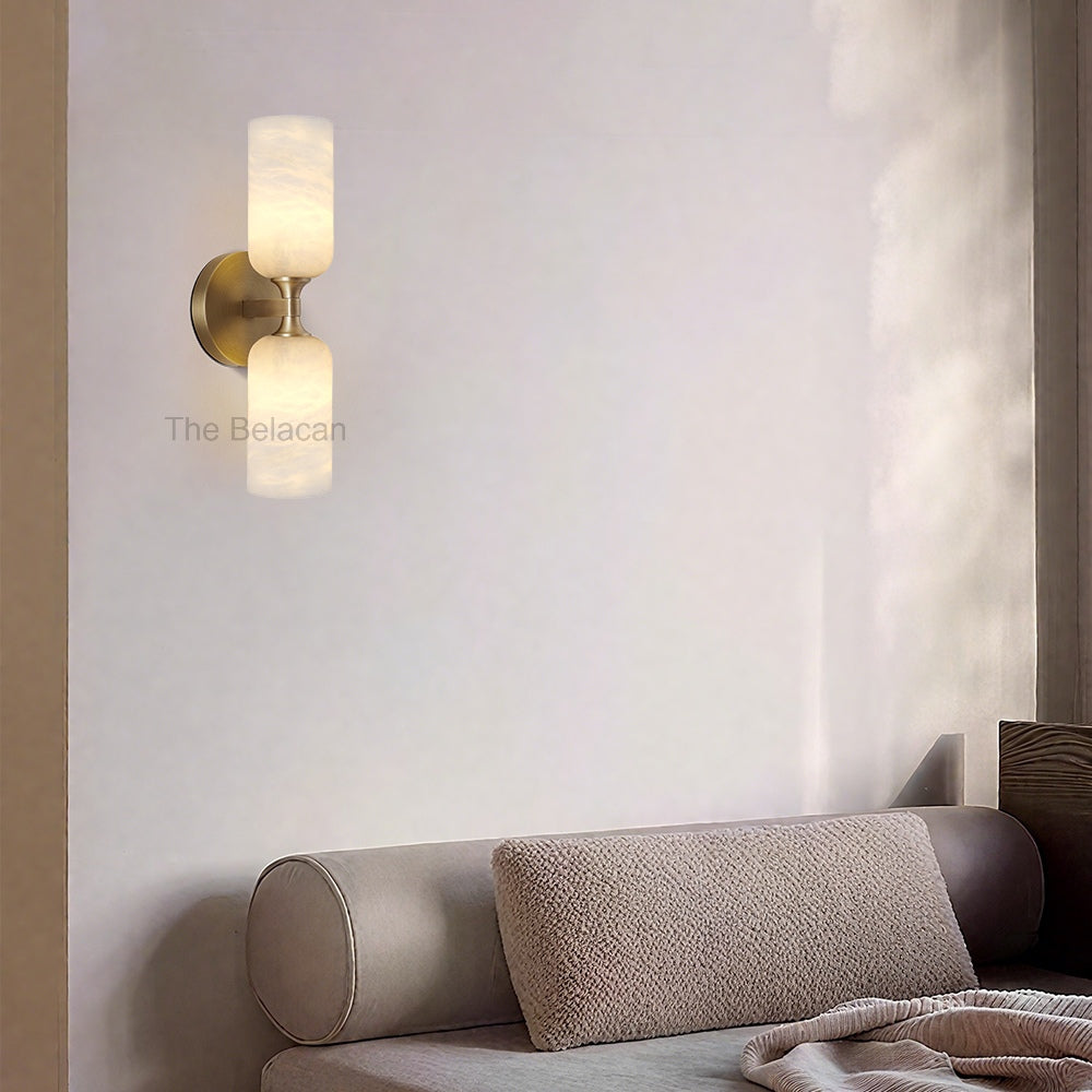 Axis Alabaster Wall Sconce - thebelacan