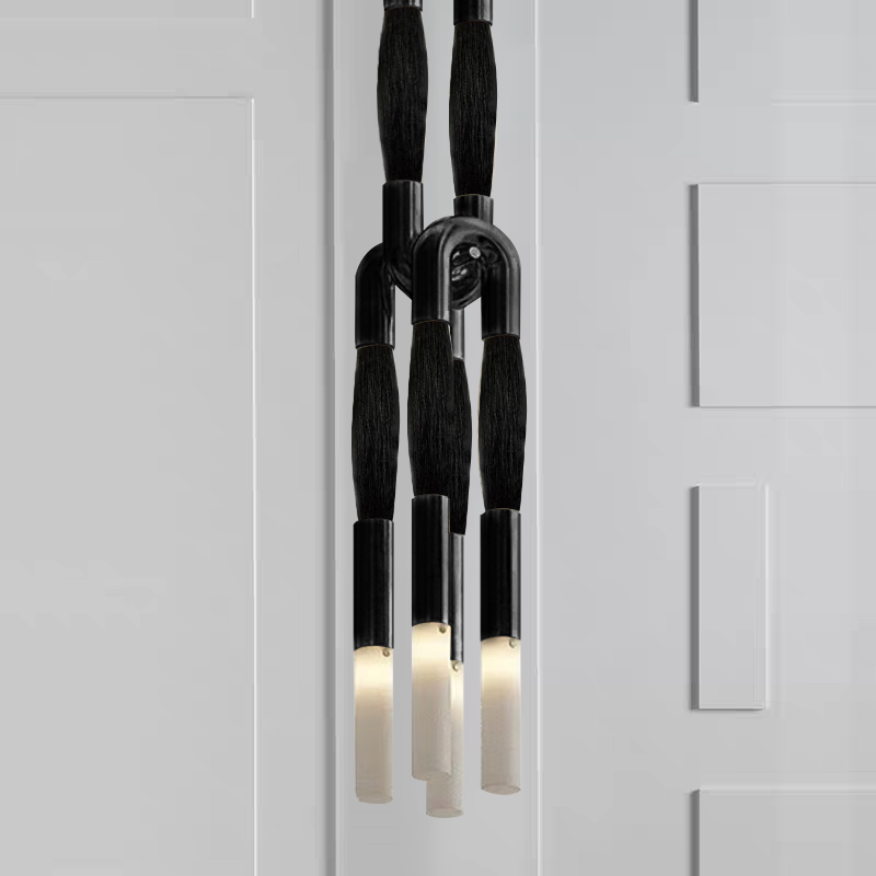 Horsehair Wall Sconce Lamp - thebelacan