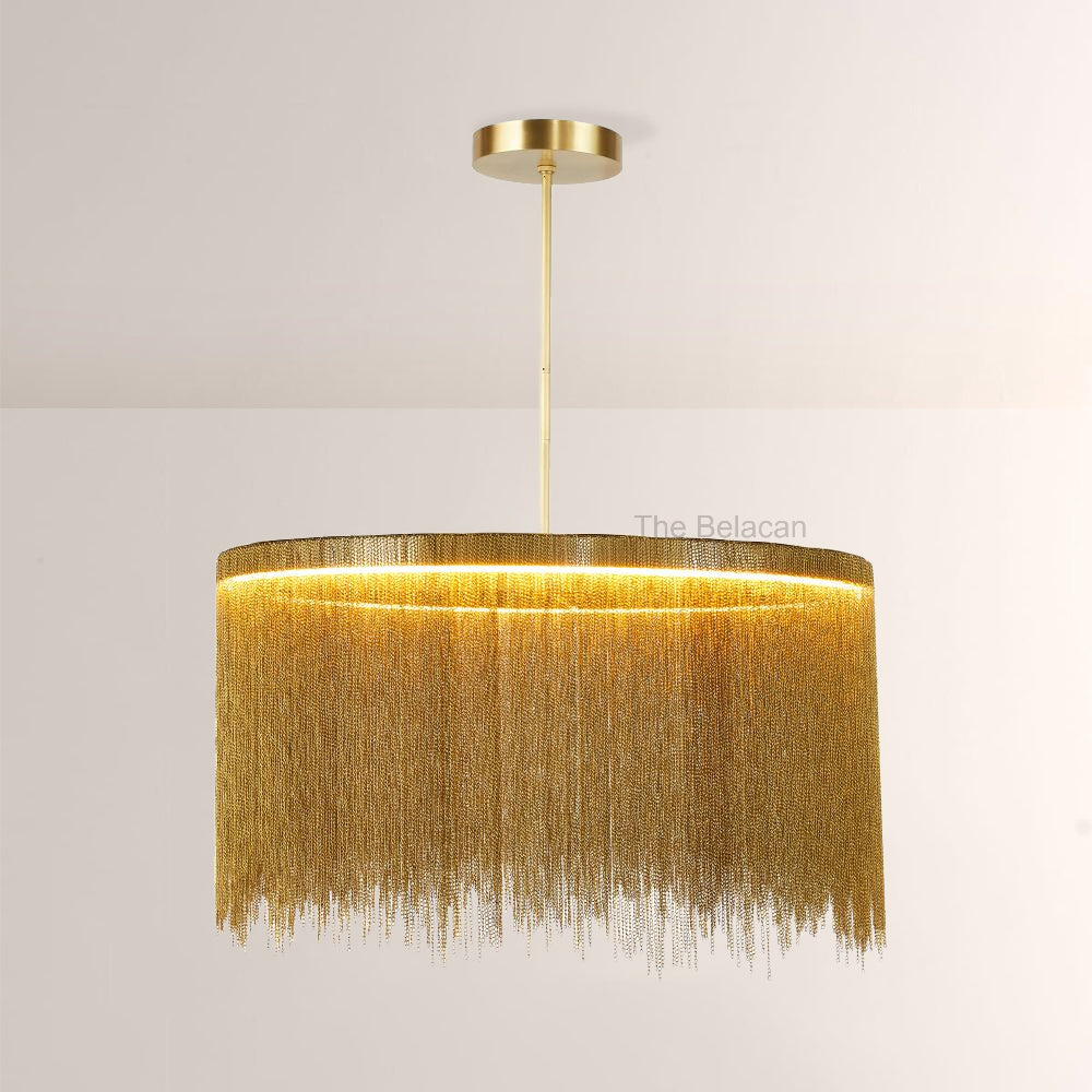 Bertram Round Chain Chandelier - thebelacan
